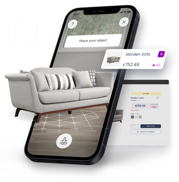 Model CDN dashboard—SKU library with GLB/USDZ endpoints and versioned updates