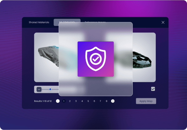 CAD to AR workflow diagram—CAD import, optimization, QA, and export to GLB/USDZ with derivatives