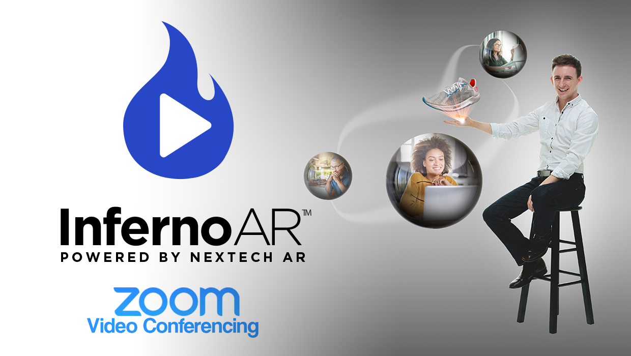 Inferno AR logo with Zoom video conferences logo