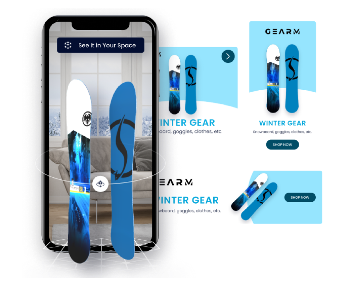 asily embed 3D product viewers and WebAR on eCommerce sites with ARitize3D for Shopify, Amazon, Meta, and Google.