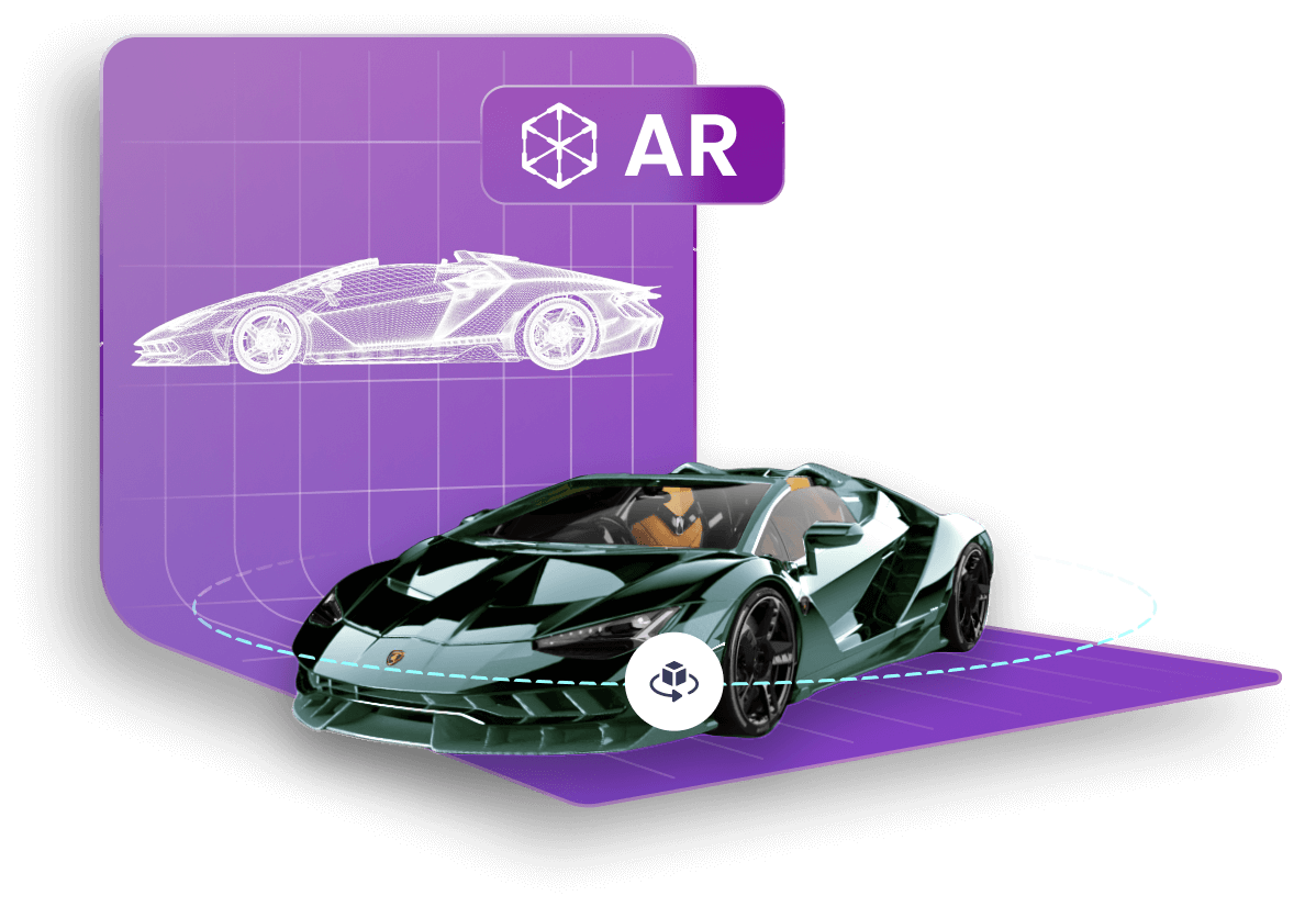 AI-generated 3D product models and configurator with human QA, versioning, and asset management for large eCommerce catalogs.